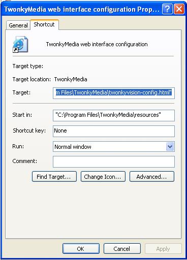 Incorrect Target Name in Shortcut for 'TwonkyMedia Web interface configuration' shortcut.JPG